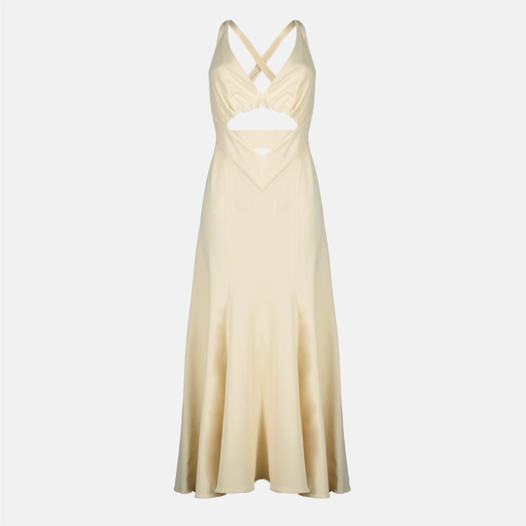 Robe en Jersey Beige
