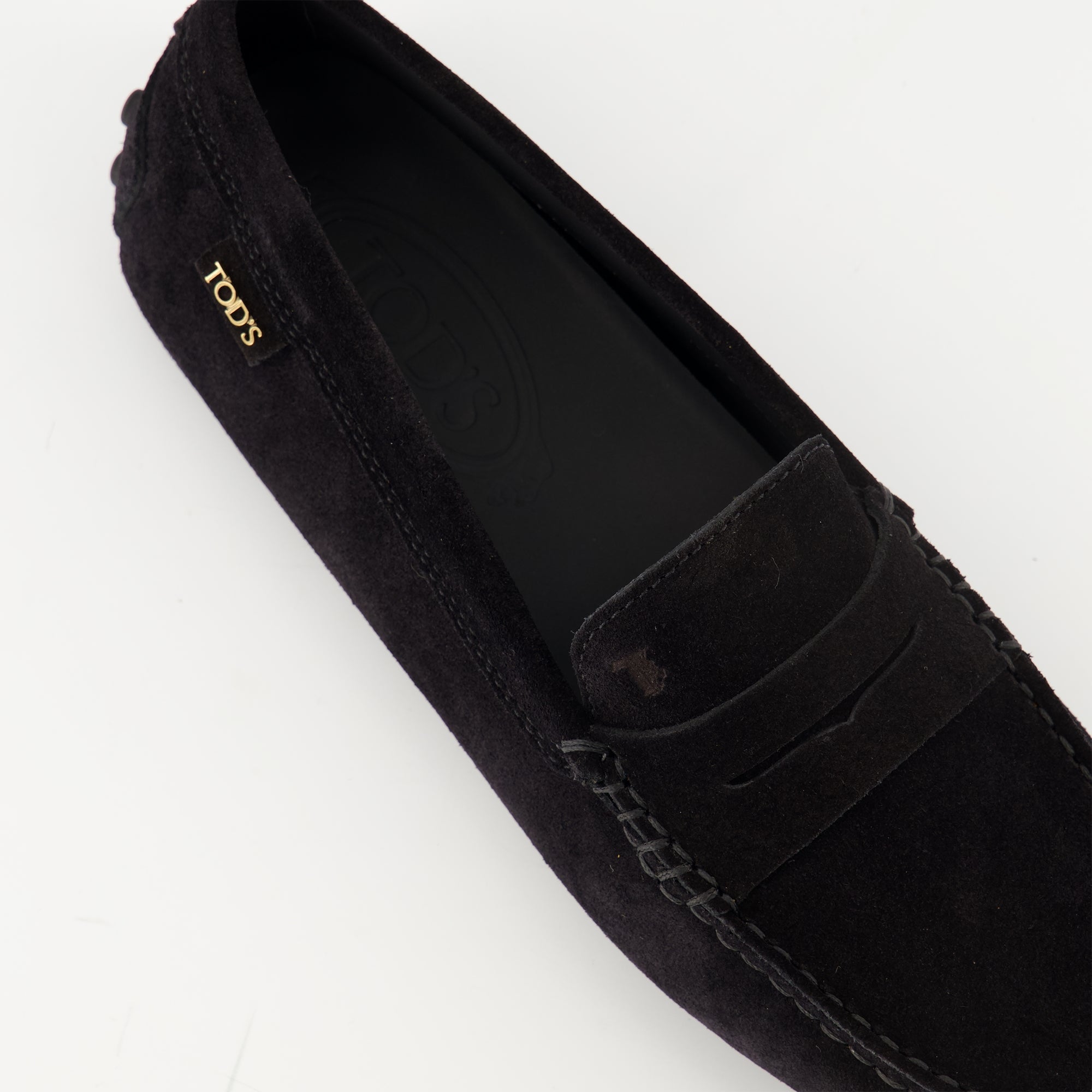 mocassins gommino noir tods women 15494916931964