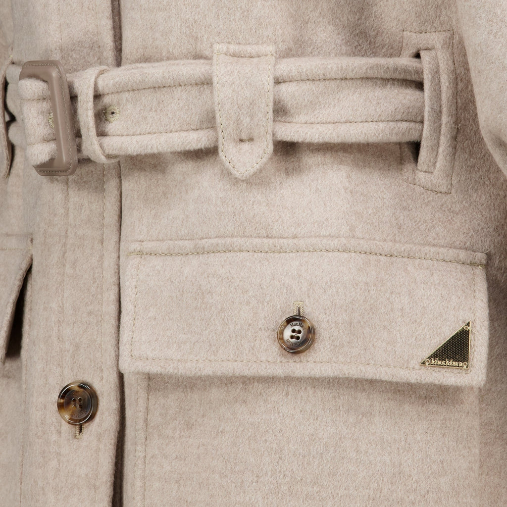 Kaschmirjacke mit Gürtel