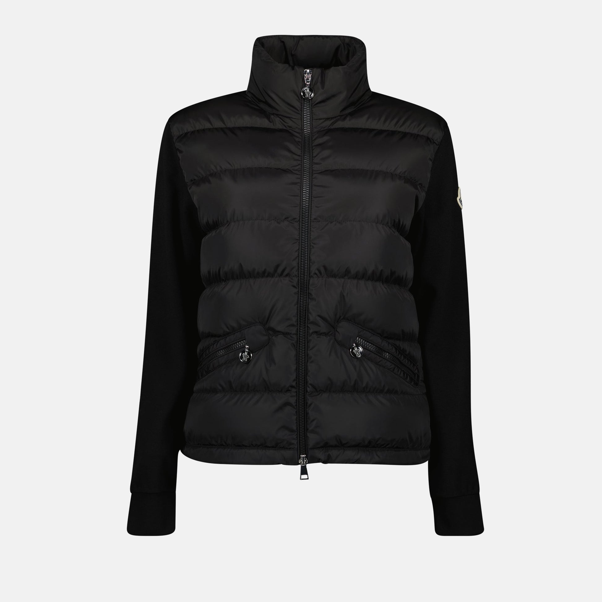 quilted jacket, two-tone jacket, Moncler jacket, autumn winter fashion, bordeaux jacket