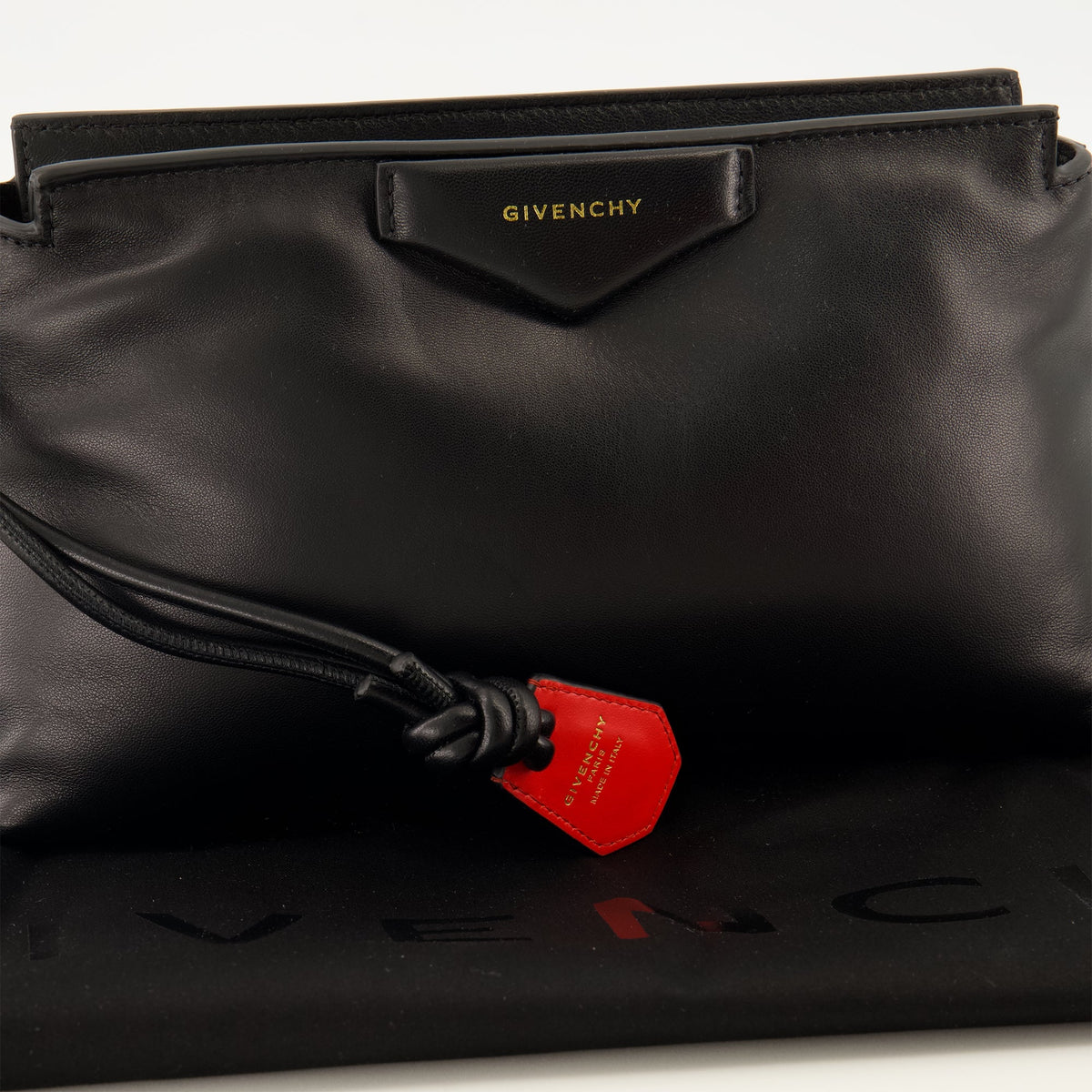 Antigona Bomber Leather Pouch