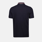 Navy Polo, Moncler Shirt, Cotton Piqué, Logo Polo Shirt, Classic Collar Polo