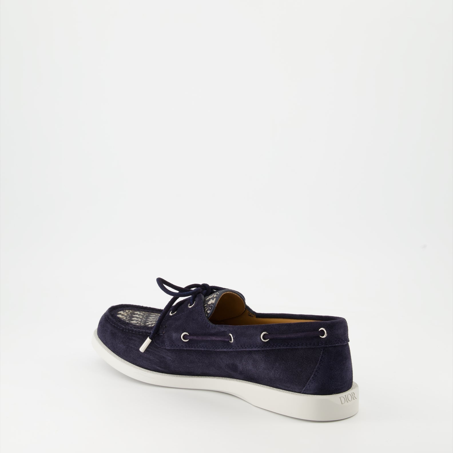 Granville Boat Shoes, Dior, Blue Suede Shoes, Luxury Footwear, Designer Boat Shoes