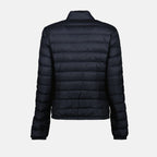 Moncler Lans Down Jacket, navy blue jacket, women’s outerwear, foldable design, luxury brand jacket