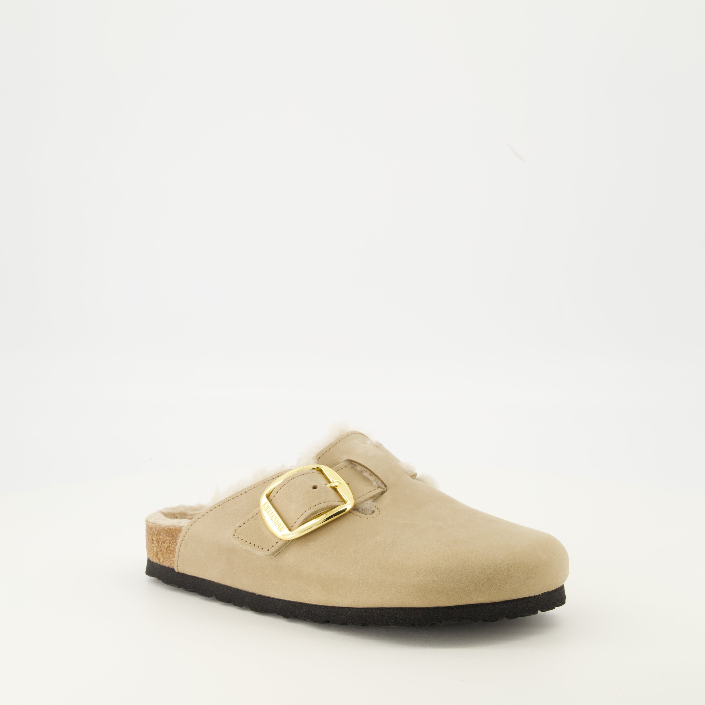Birkenstock mules, comfortable footwear, oiled leather mules, adjustable buckle shoes, beige mules