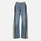 Image of Droit Denim Jean by Mm6 for Women - Season Autumn-Winter 2025 - Front View