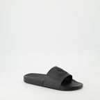 rubber sandals, Moncler sandals, Basile sandals, comfortable footwear, casual sandals