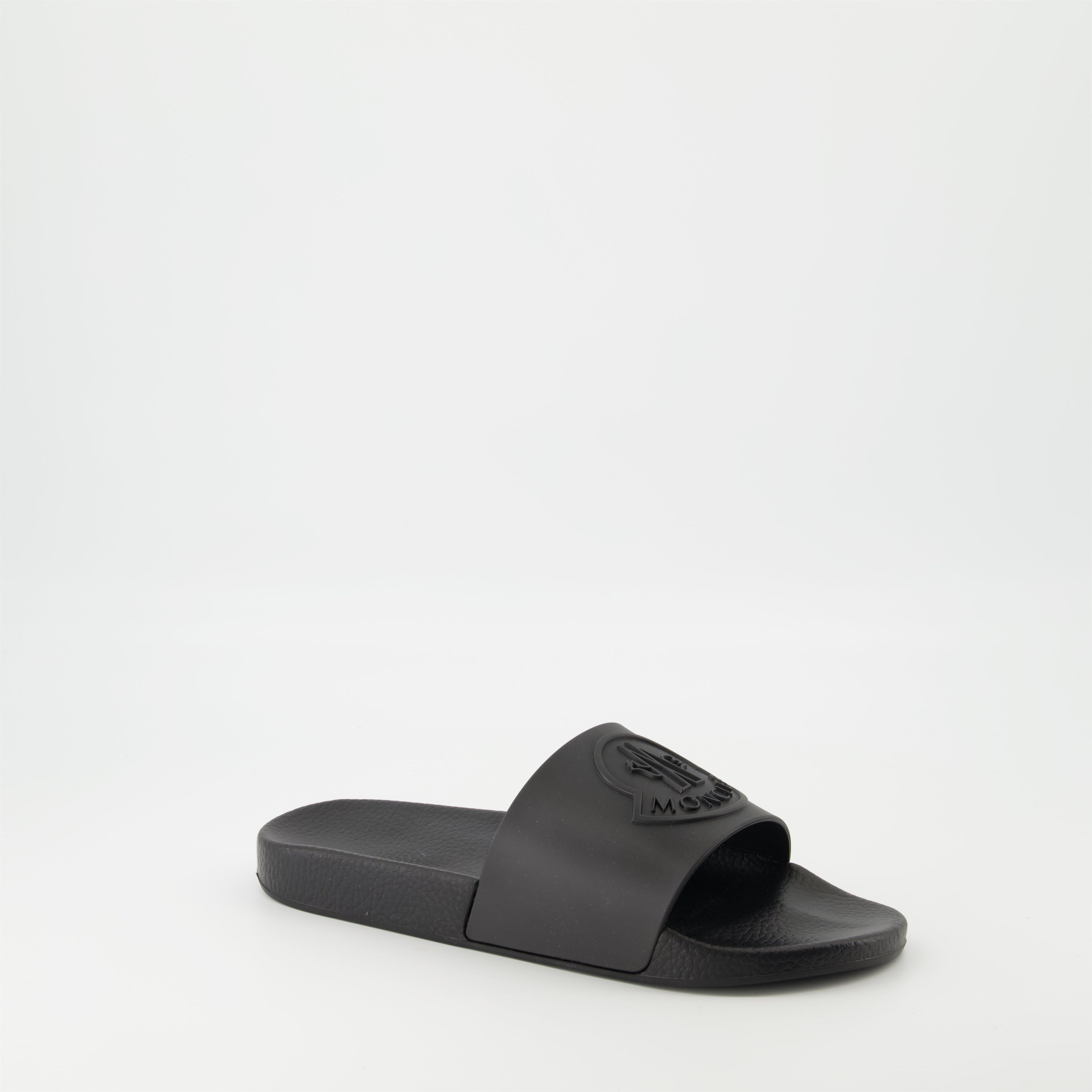 rubber sandals, Moncler sandals, Basile sandals, comfortable footwear, casual sandals