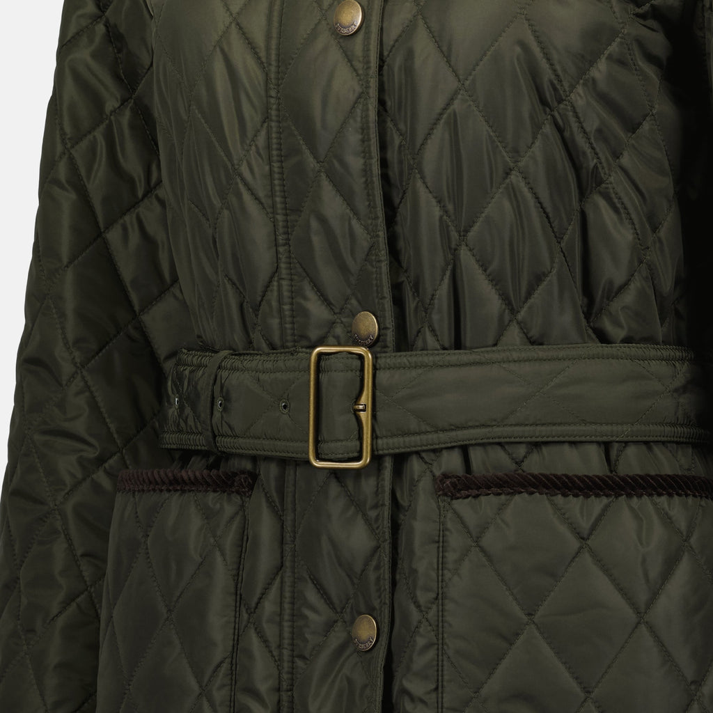 Burberry jacket, quilted jacket, khaki jacket, Autumn-Winter 2025, women's outerwear