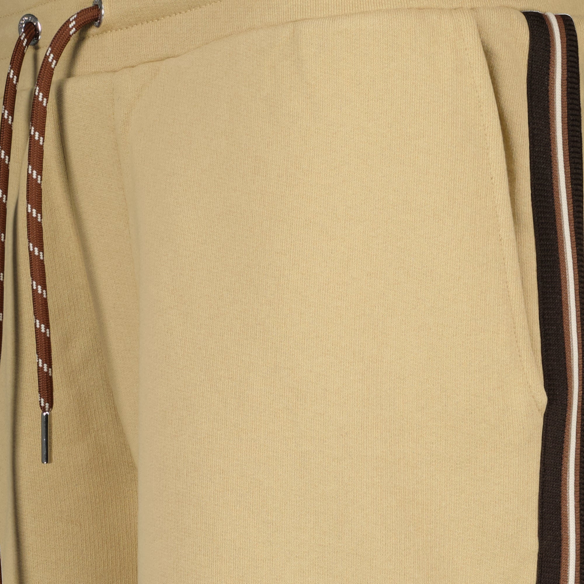 Image of Beige Cotton Shorts by Moncler for Men - Season Spring-Summer 2026 - Detail View 2