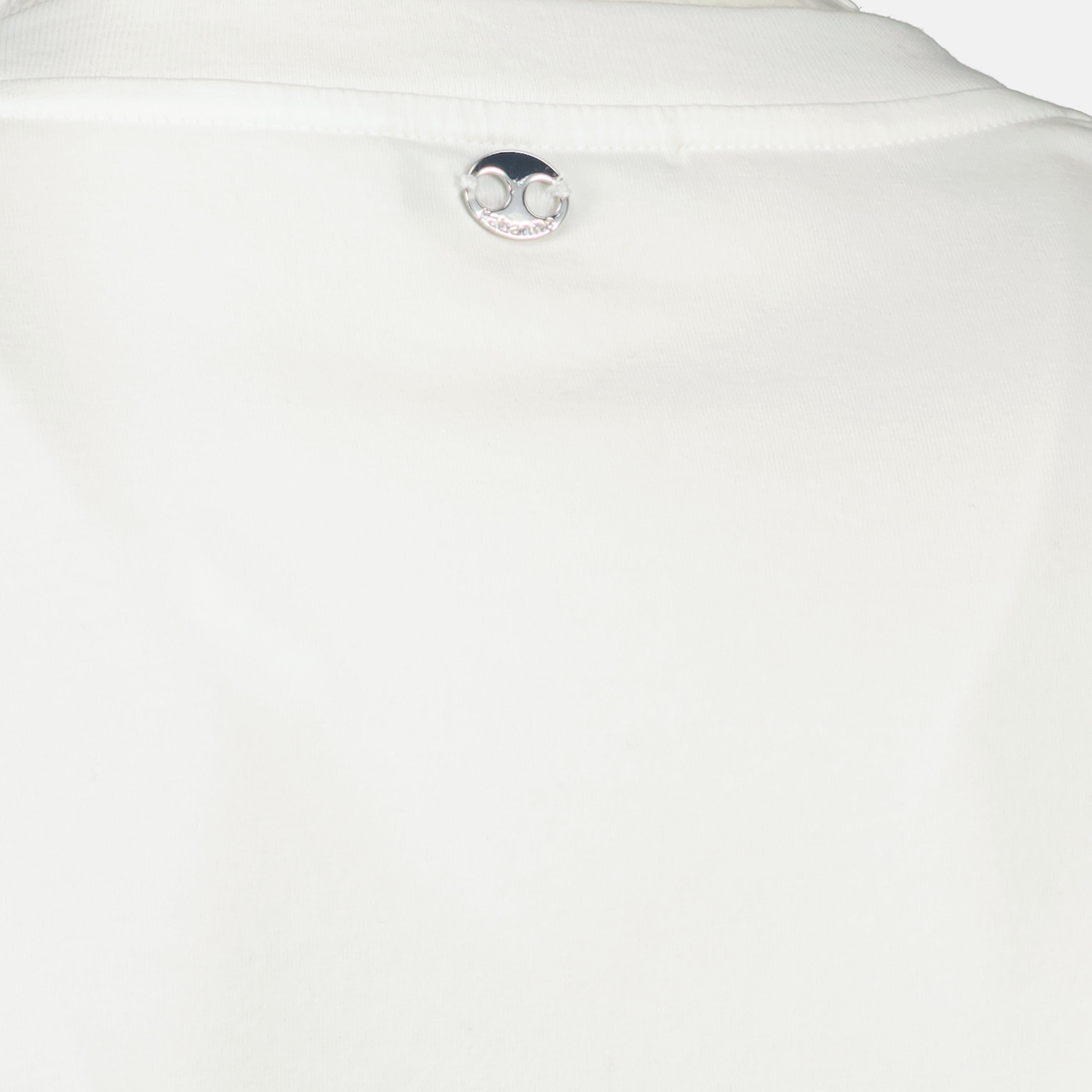 T-Shirt Percing Weiß aus Baumwolle