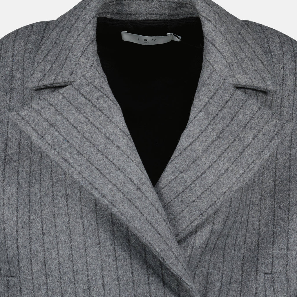 iro striped sleeveless jacket we in style iro women 15636491305340