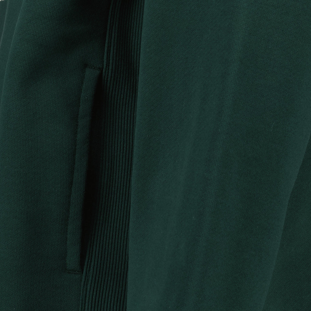 Cotton Fleece Zip Collar Sweater
