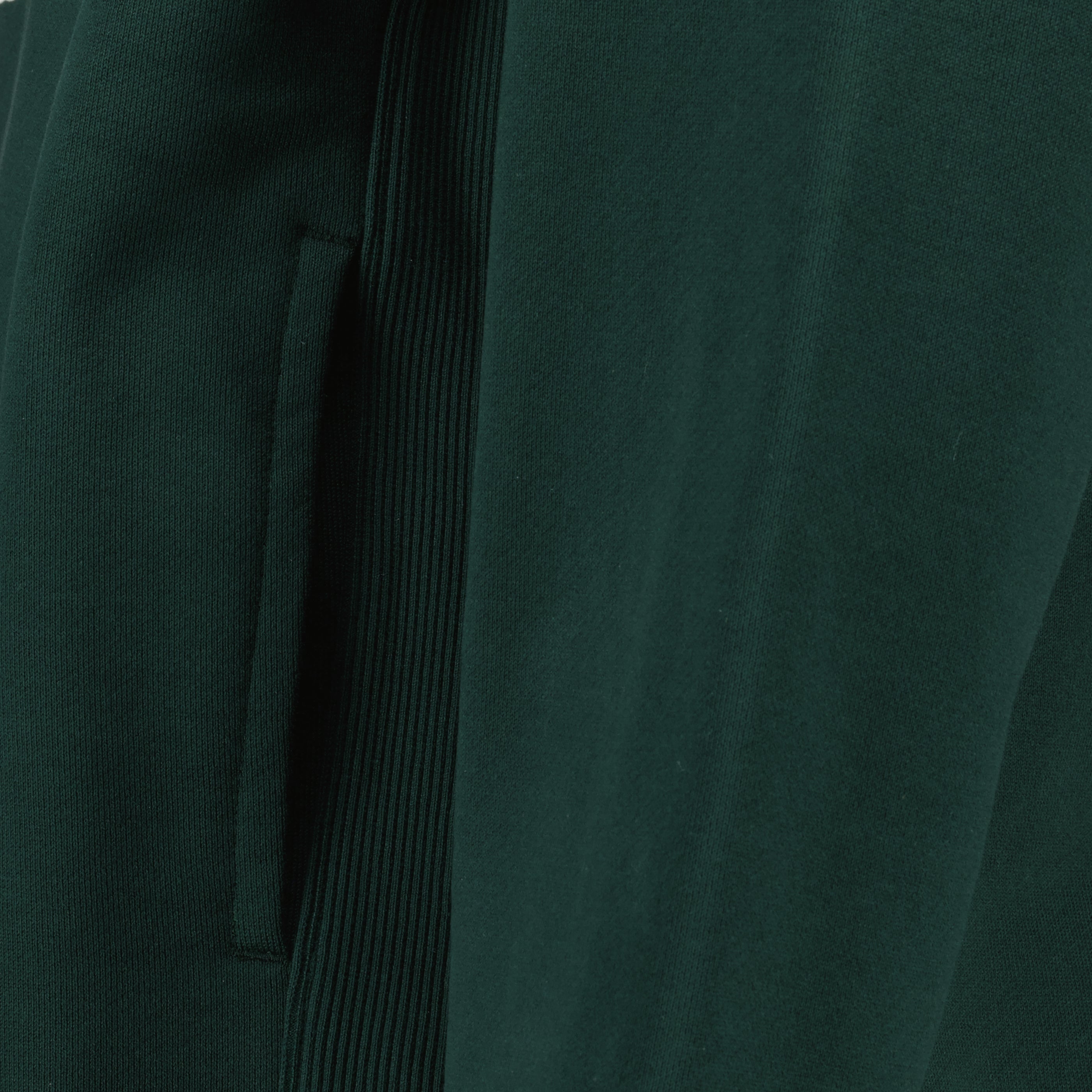 Cotton Fleece Zip Collar Sweater