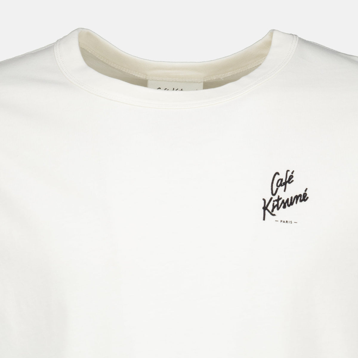 Kitsuné White Embroidered T-Shirt