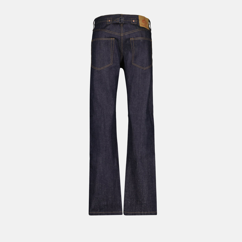 Flare jeans, Raw denim, Prada jeans, Women's luxury jeans, Designer denim