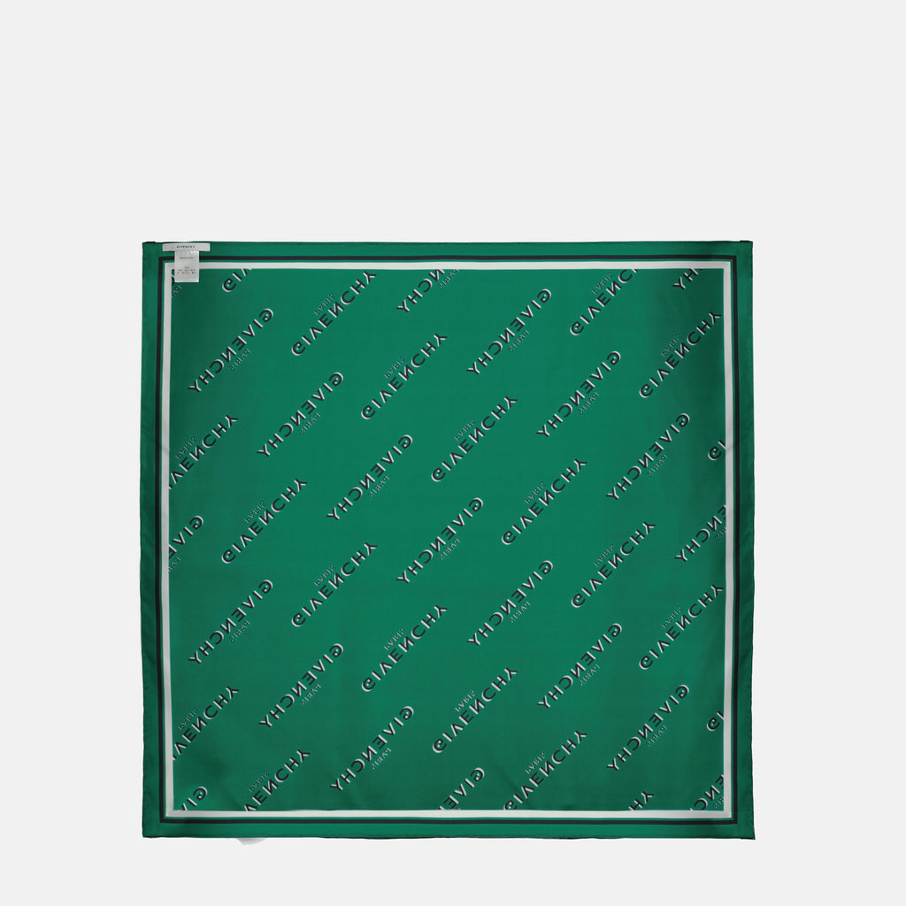 Seidendreieck Shadow Grün