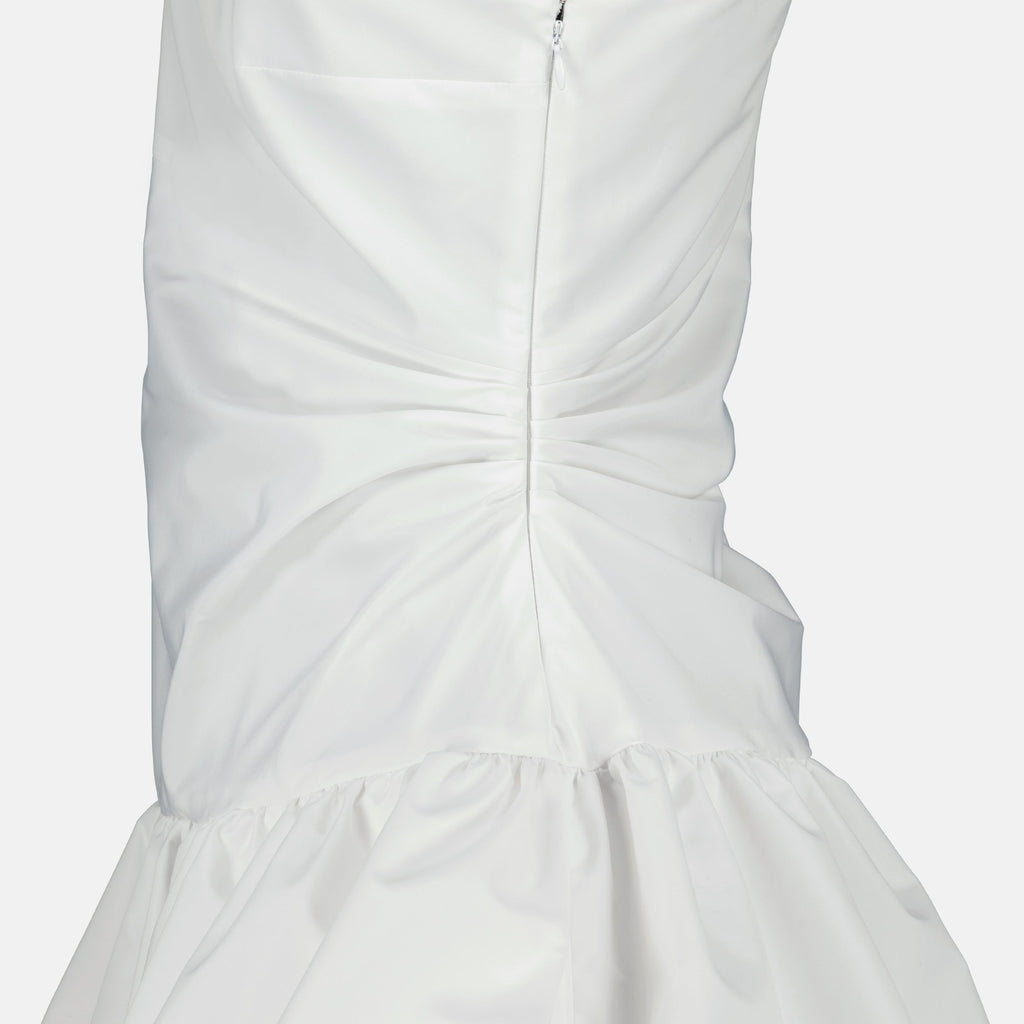 Imagem da Robe Mini Bloomer Branca da Patou para Mulheres - Temporada Primavera-Verão 2026 - Detalhe Vista 1