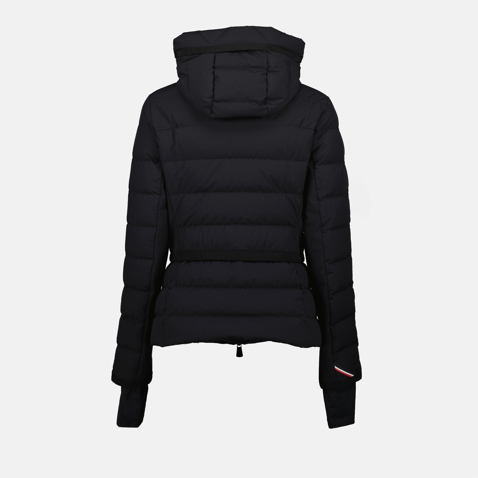 Black Lamoura Jacket, Moncler Grenoble, waterproof jacket, winter sports jacket, stylish outdoor wear