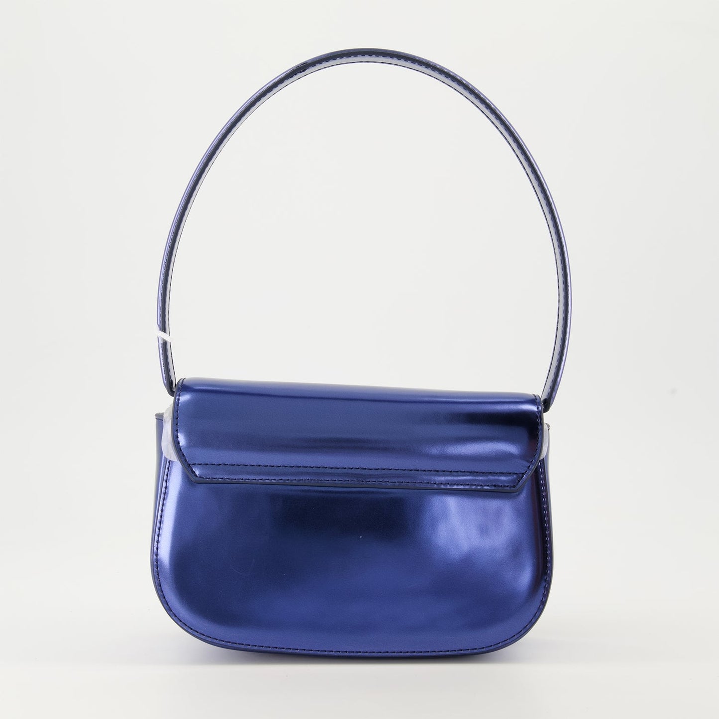 leather bag, blue mirrored bag, Diesel 1DR bag, luxury accessories, designer handbags