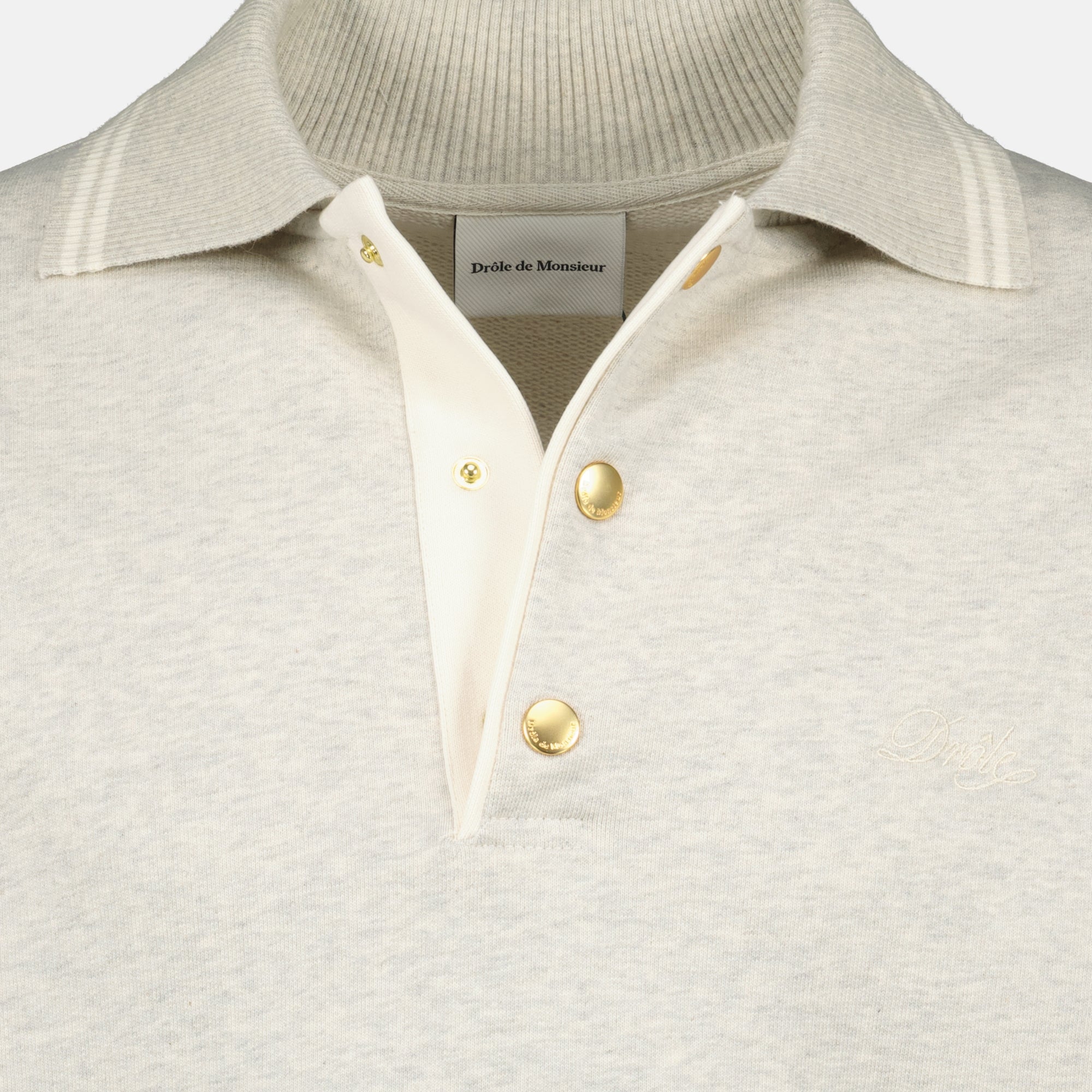 Funny Long Sleeve Polo - Monsieur