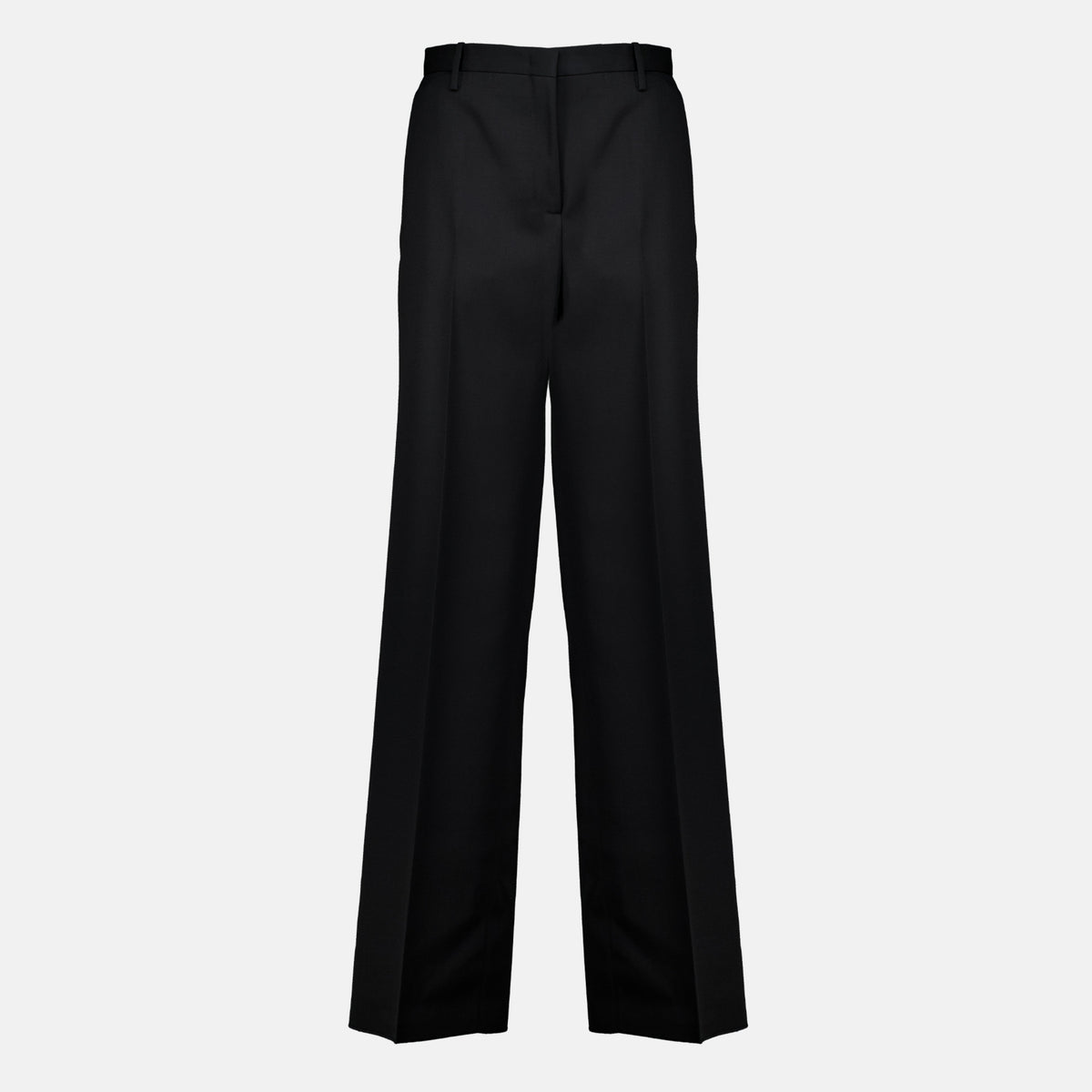 Black Pleated Trousers