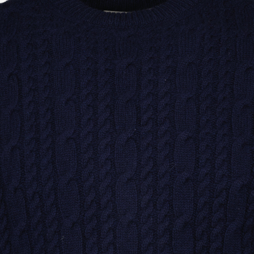 Navy Blue Knit Sweater