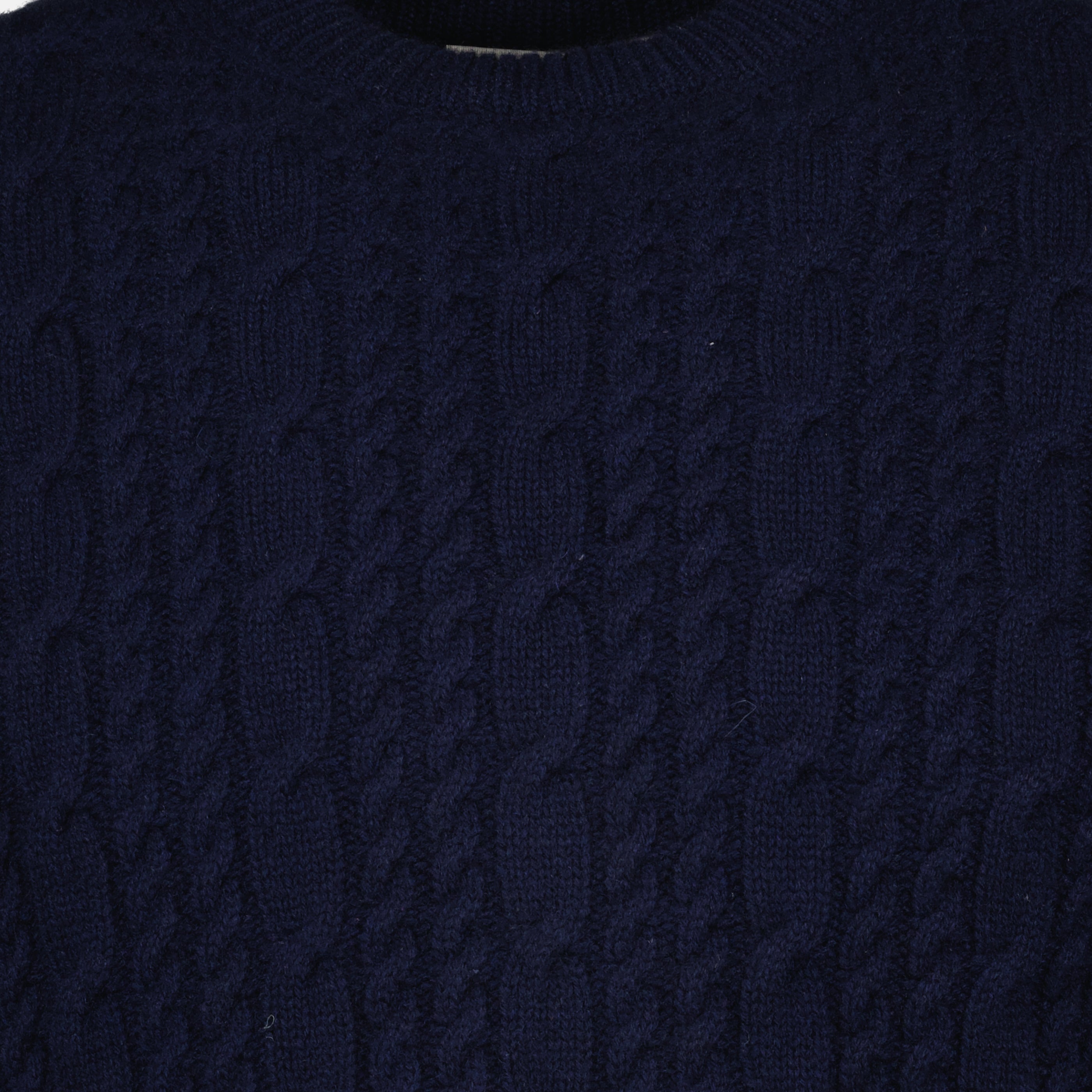 Navy Blue Knit Sweater