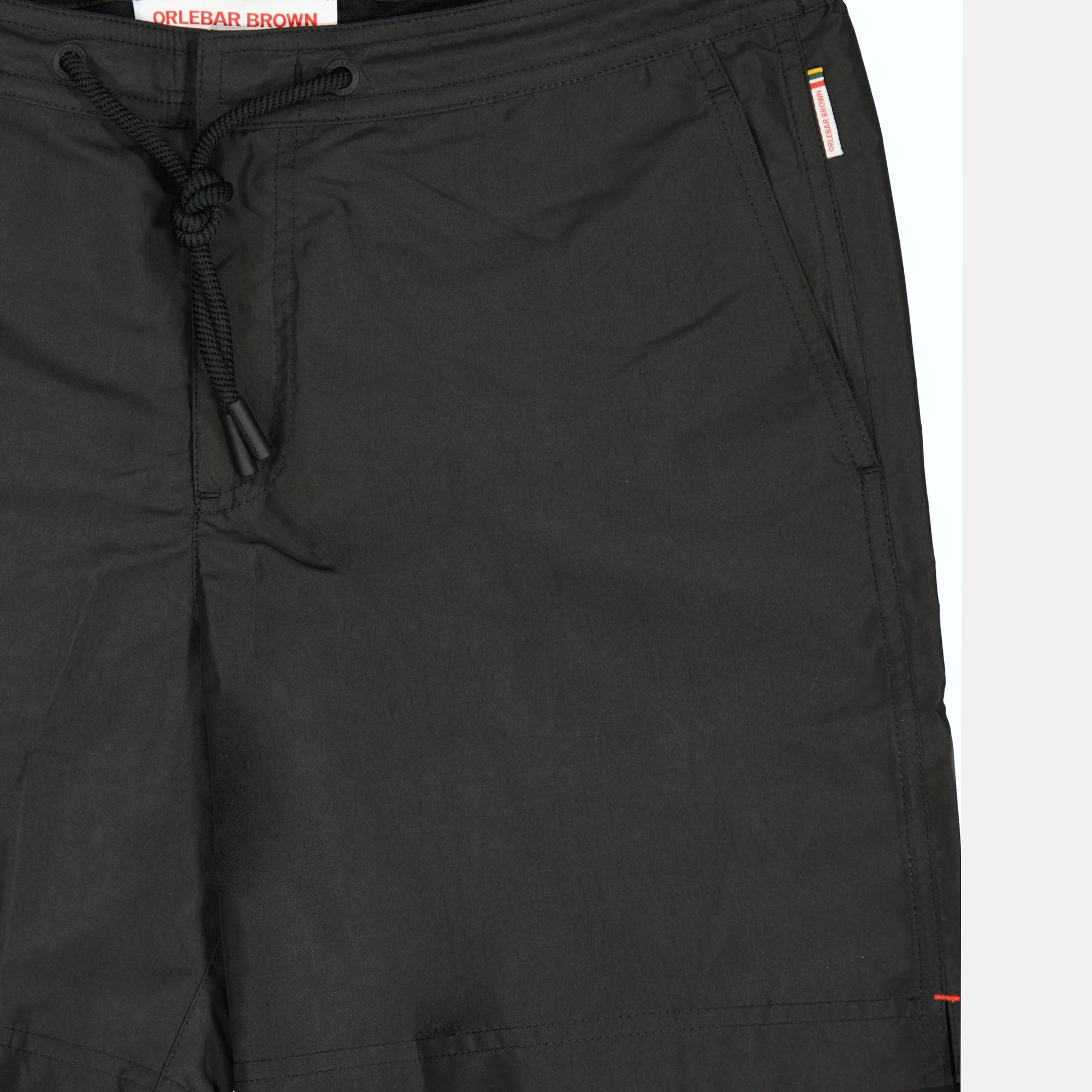 Black Drawcord Swim Shorts