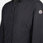 Windbreaker jacket, Moncler black jacket, nylon windbreaker, designer jacket, men's fashion