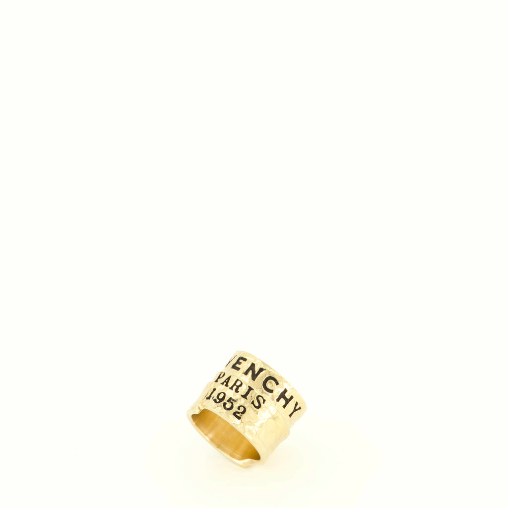 Givenchy Tape Ring, gold ring, brass jewelry, Givenchy accessories, autumn winter fashion