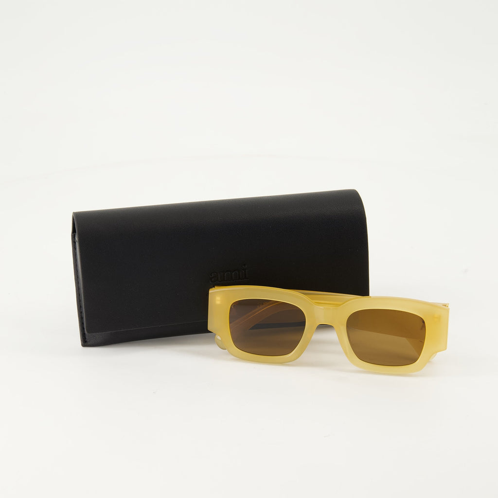 AMI de Coeur sunglasses, Beige sunglasses, AMI Paris Autumn-Winter 2024, Designer sunglasses, Luxury accessories