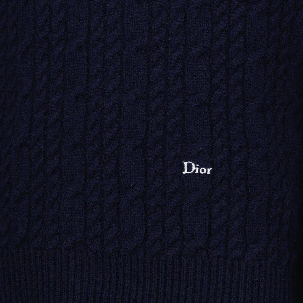 Navy Blue Knit Sweater