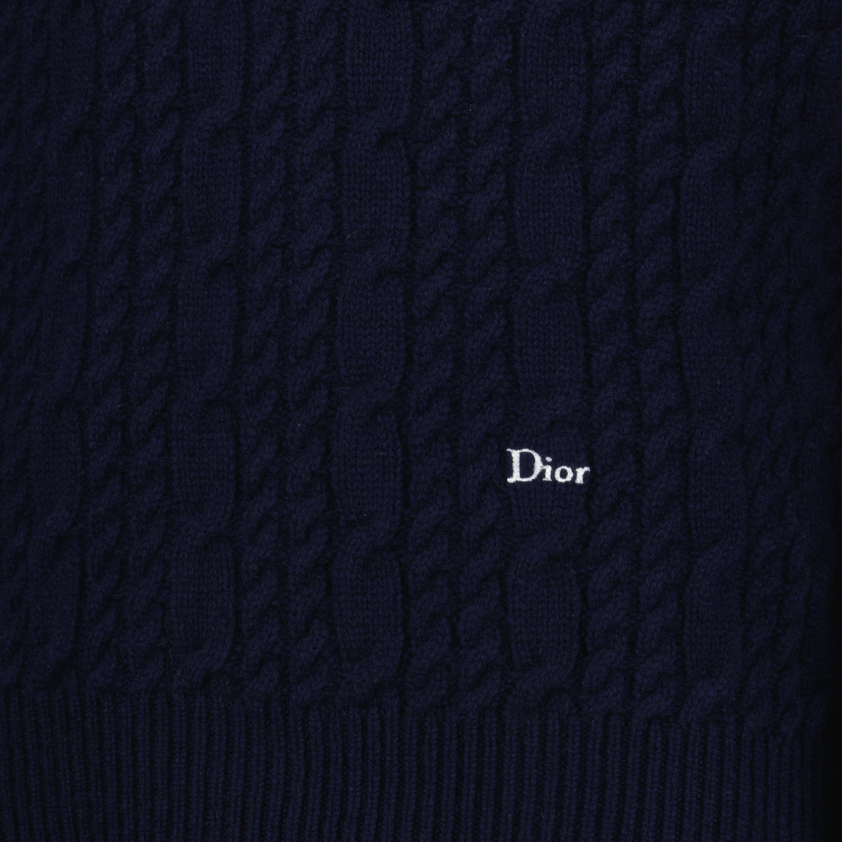 Navy Blue Knit Sweater