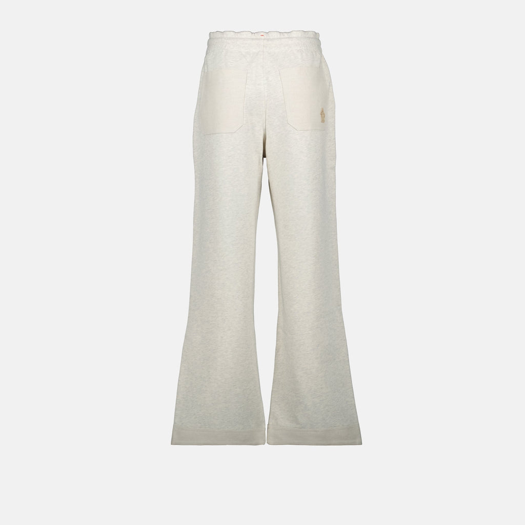 Image of Beige Cotton Sweatpants by Moncler Grenoble for Women - Season Spring-Summer 2025 - Detail View 2