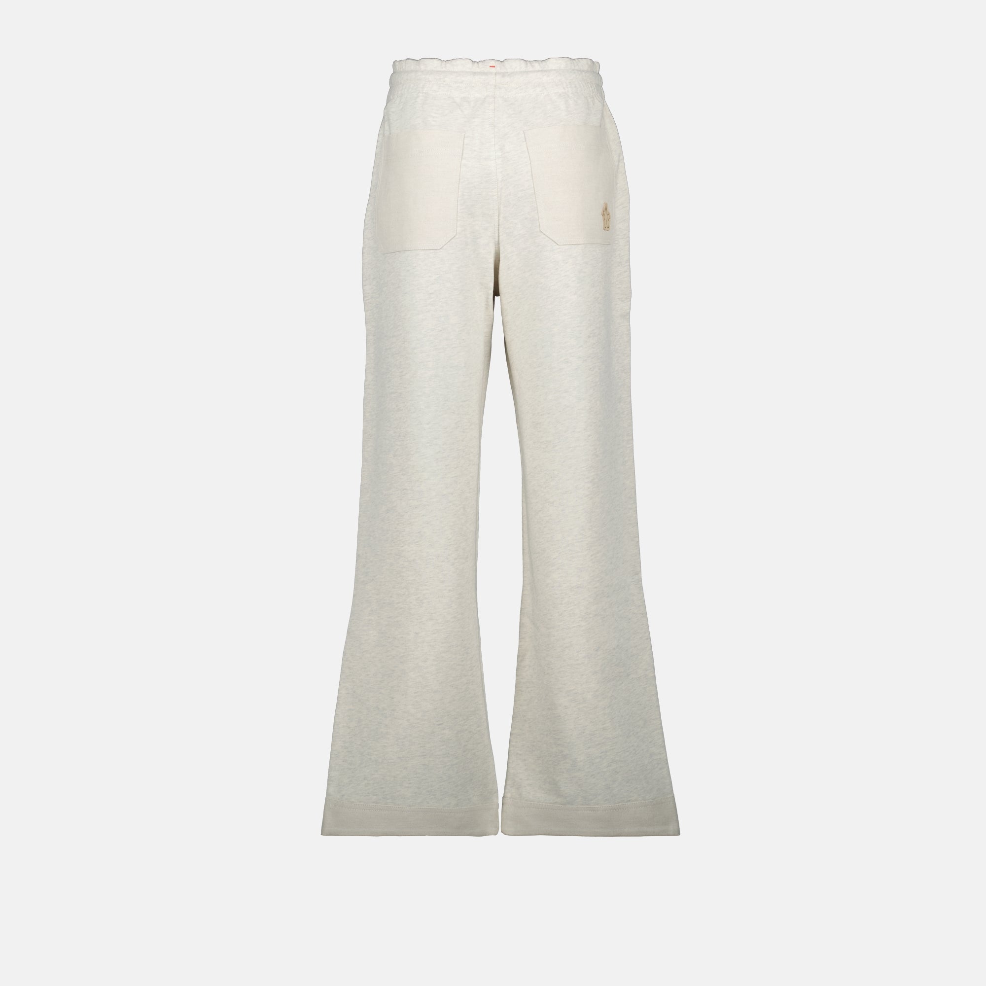 Beige Baumwoll-Sweatpants