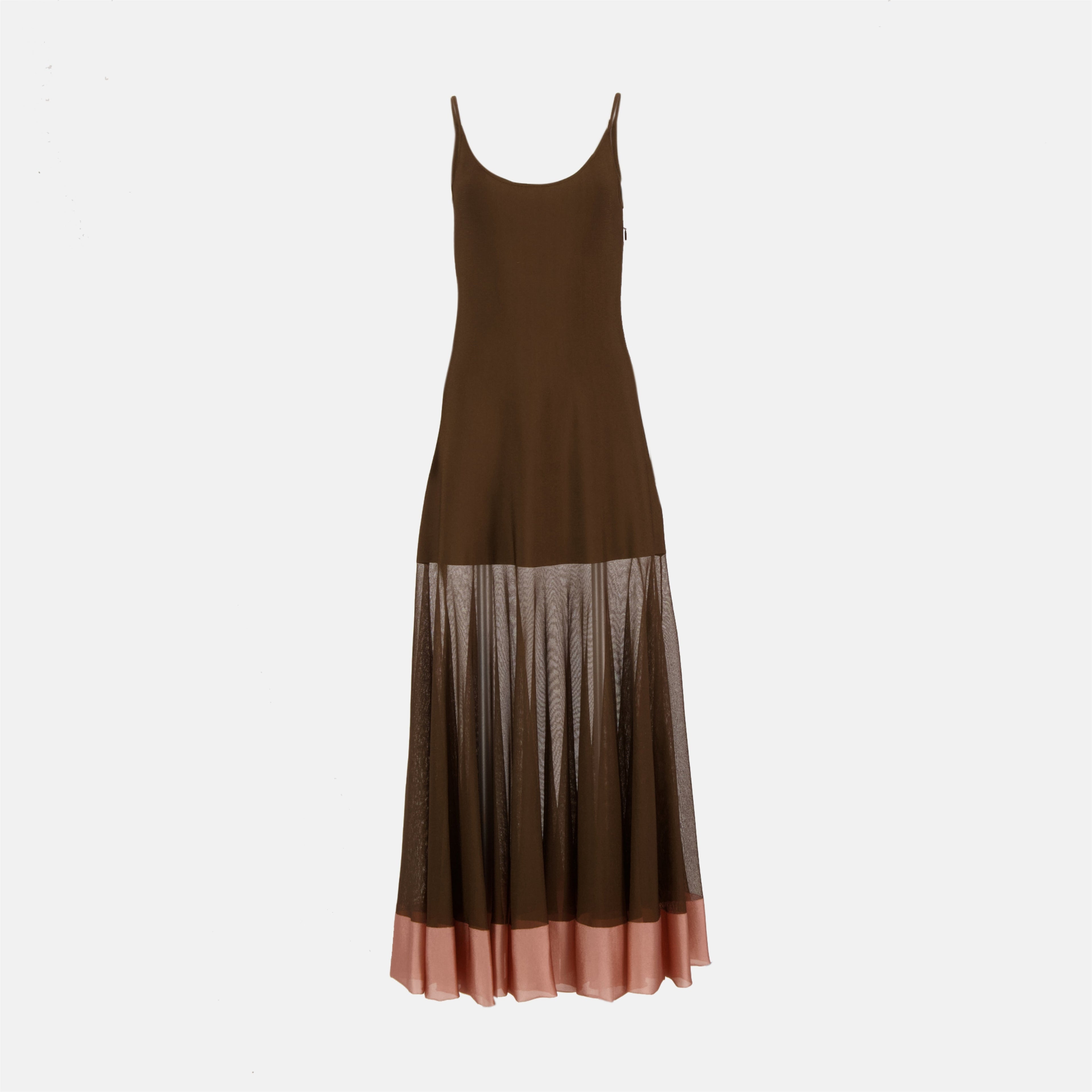 maxi dress, Fendi dress, Spring-Summer 2025, elegant dress, women's fashion