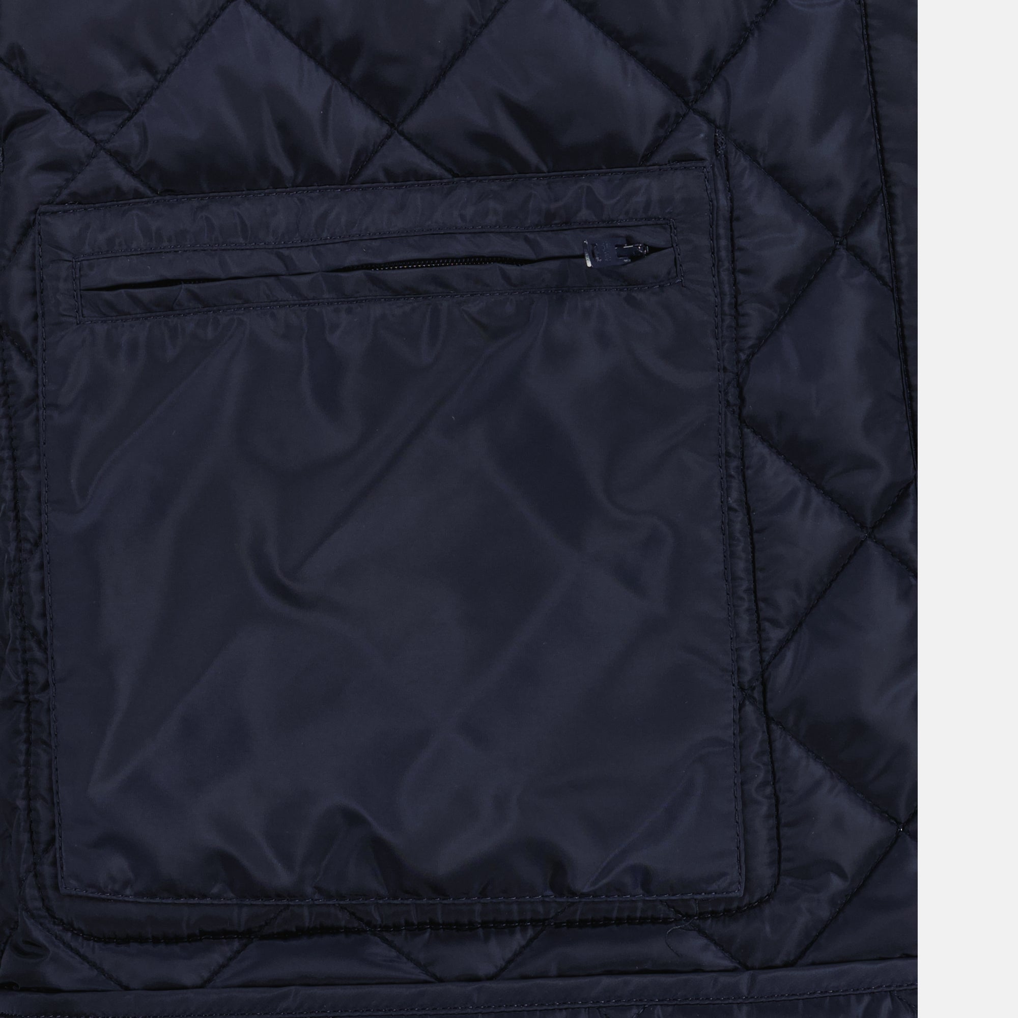 Prada jacket, blue quilted jacket, men's outerwear, Fall-Winter collection, luxury fashion