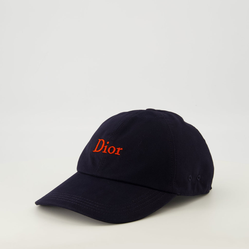 Brodert marineblå caps