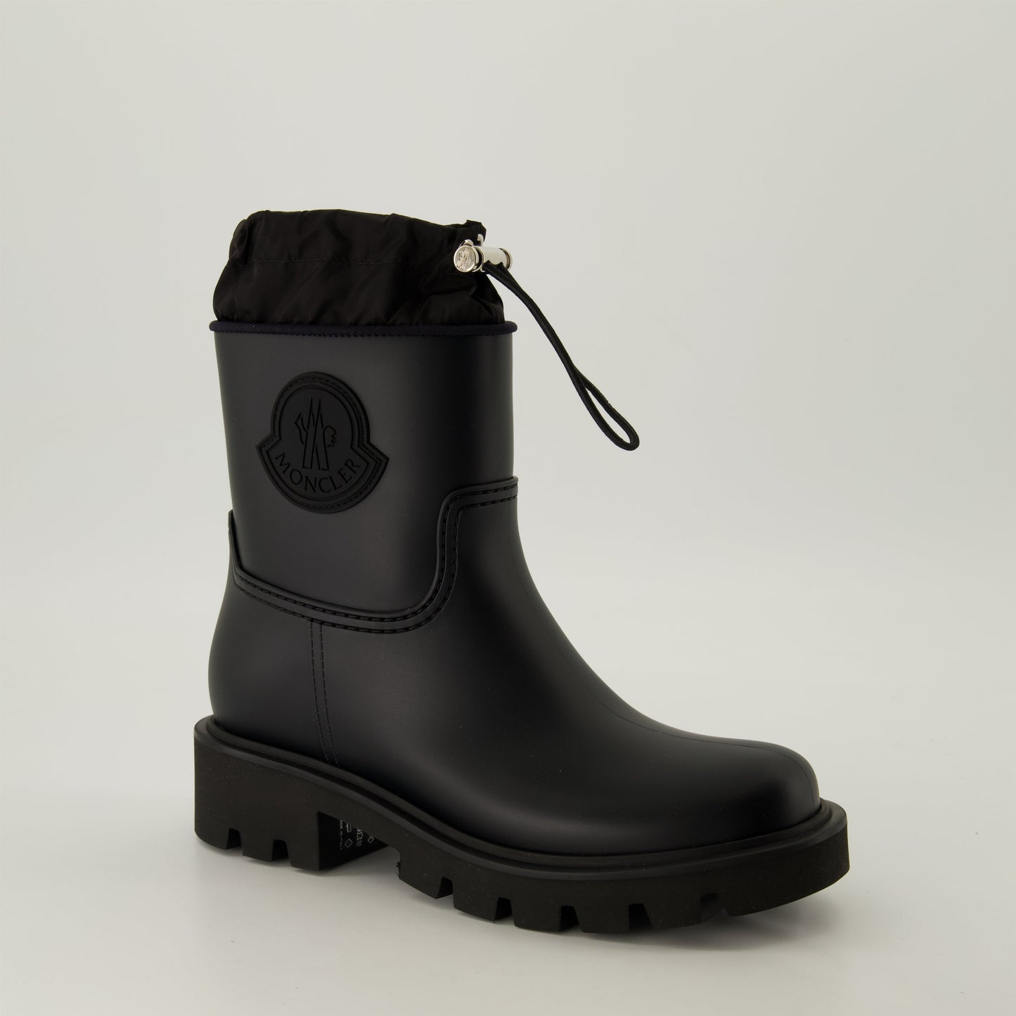 rain boots, Moncler, black boots, waterproof footwear, autumn-winter collection