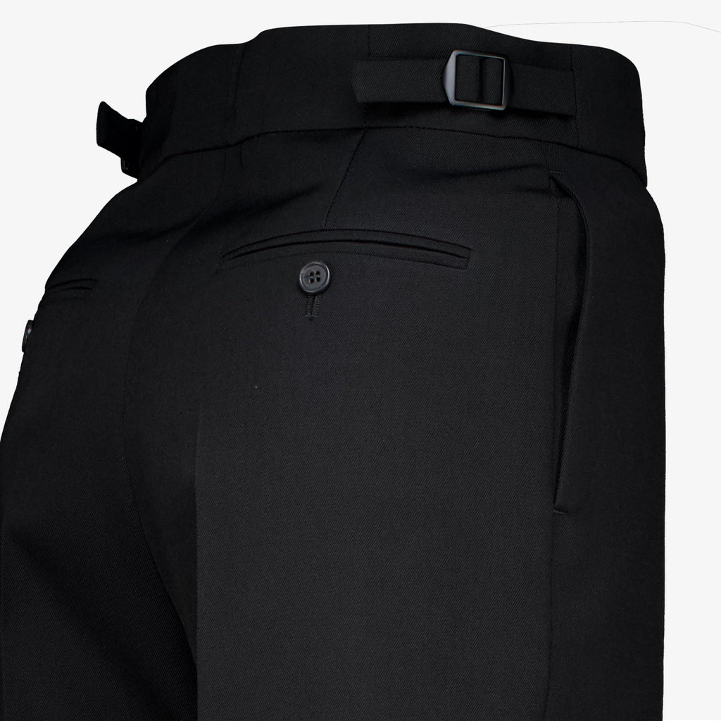 Pantalons en Laine Gabardine