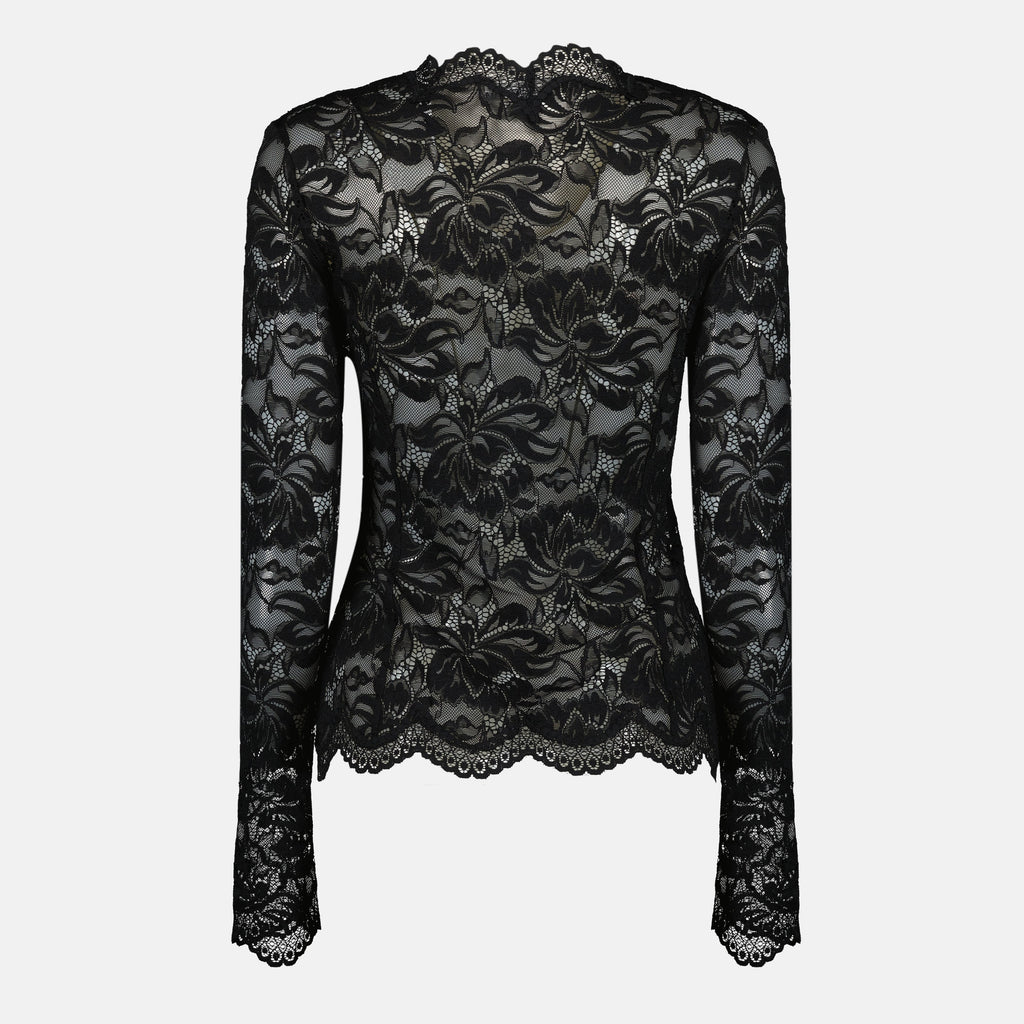 Top de Encaje y Jersey