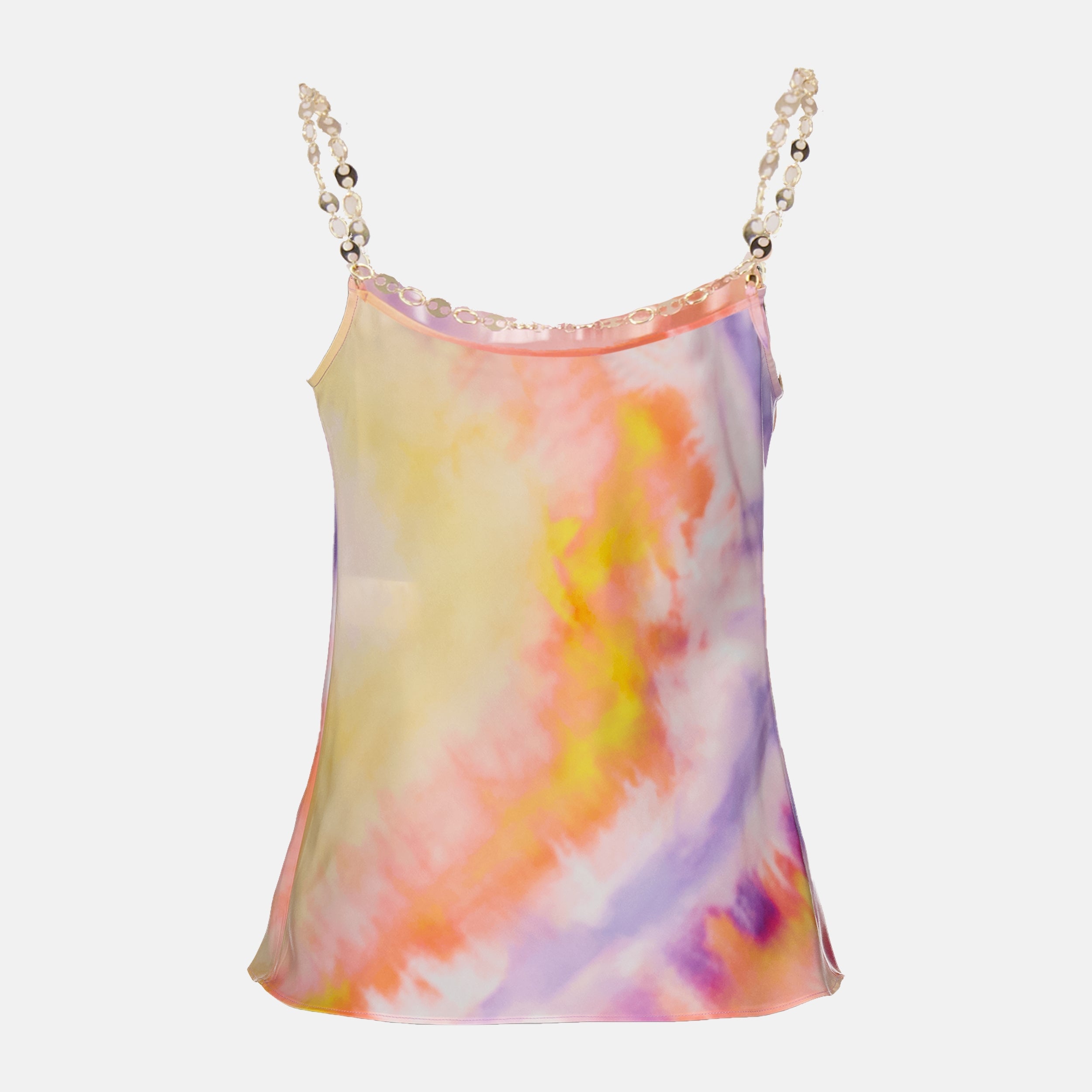 Satin Tie and Dye Top