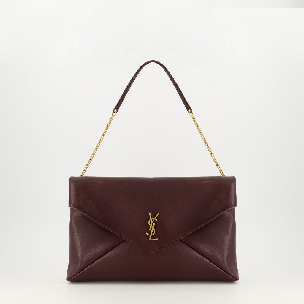 Bilde av Cassandre Bordeaux-pungen fra Saint Laurent for kvinner - Sesong Vår-Sommer 2026 - Foran