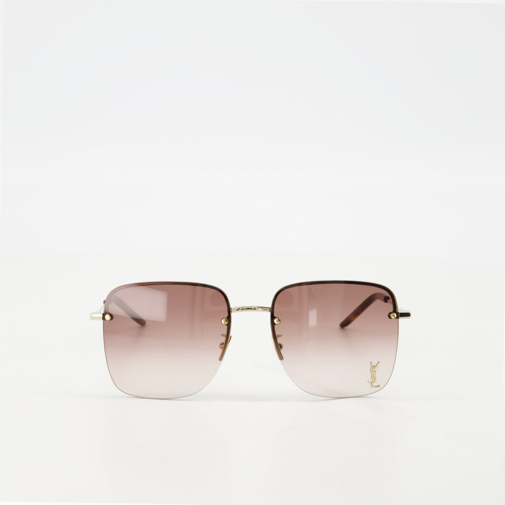pink sunglasses, SL 312 M, Saint Laurent, UV protection sunglasses, acetate sunglasses
