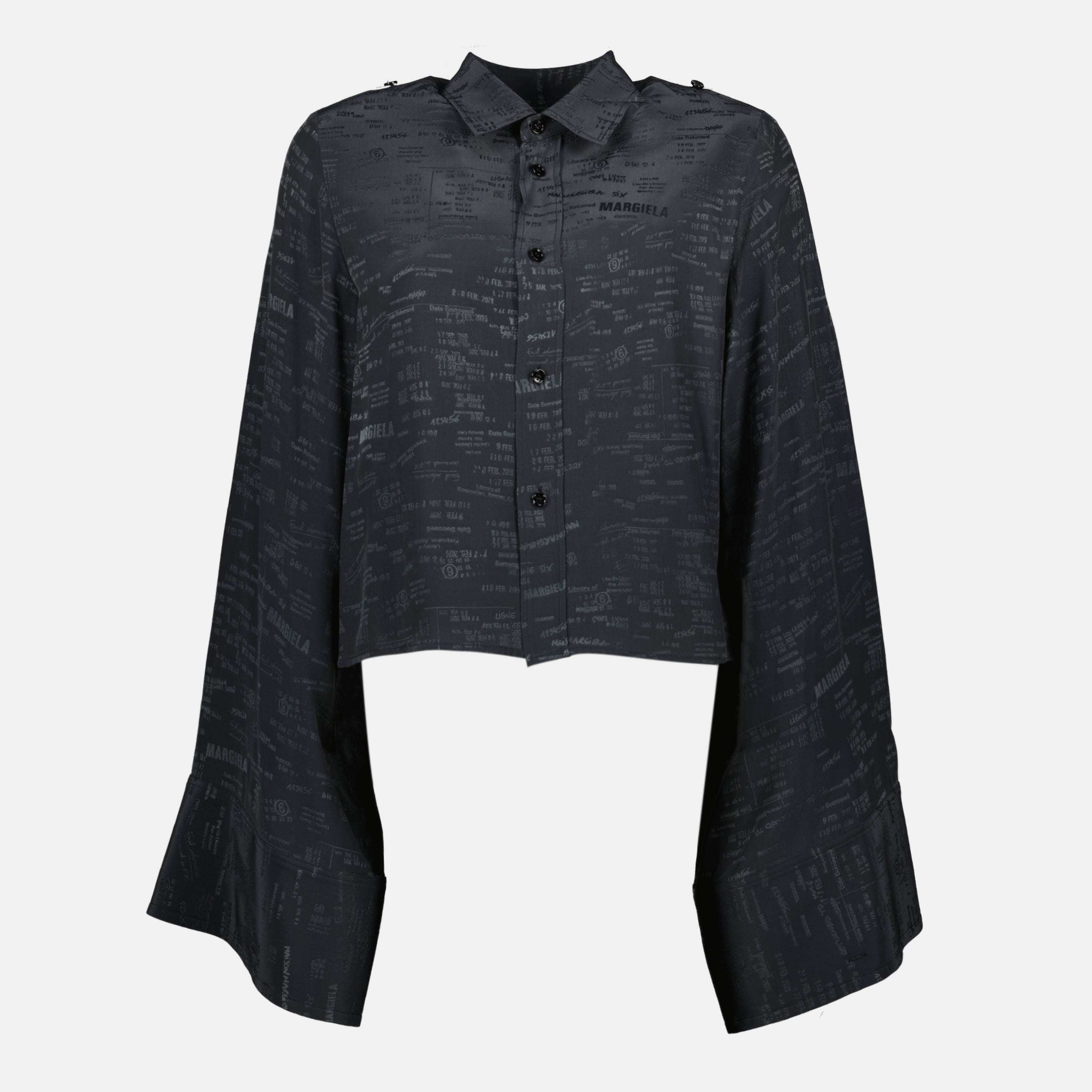 Mm6によるジャカードパターンシャツの画像 - 女性用 - シーズン春夏2026 - フロントビュー