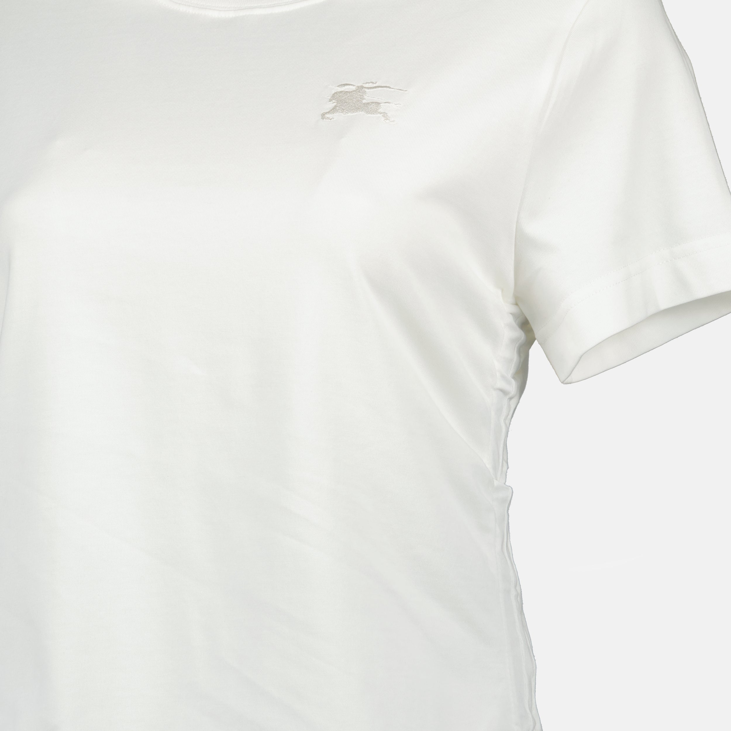 Image of White Festival T-shirt by Burberry for Women - Season Spring-Summer 2025 - Product detail view 2