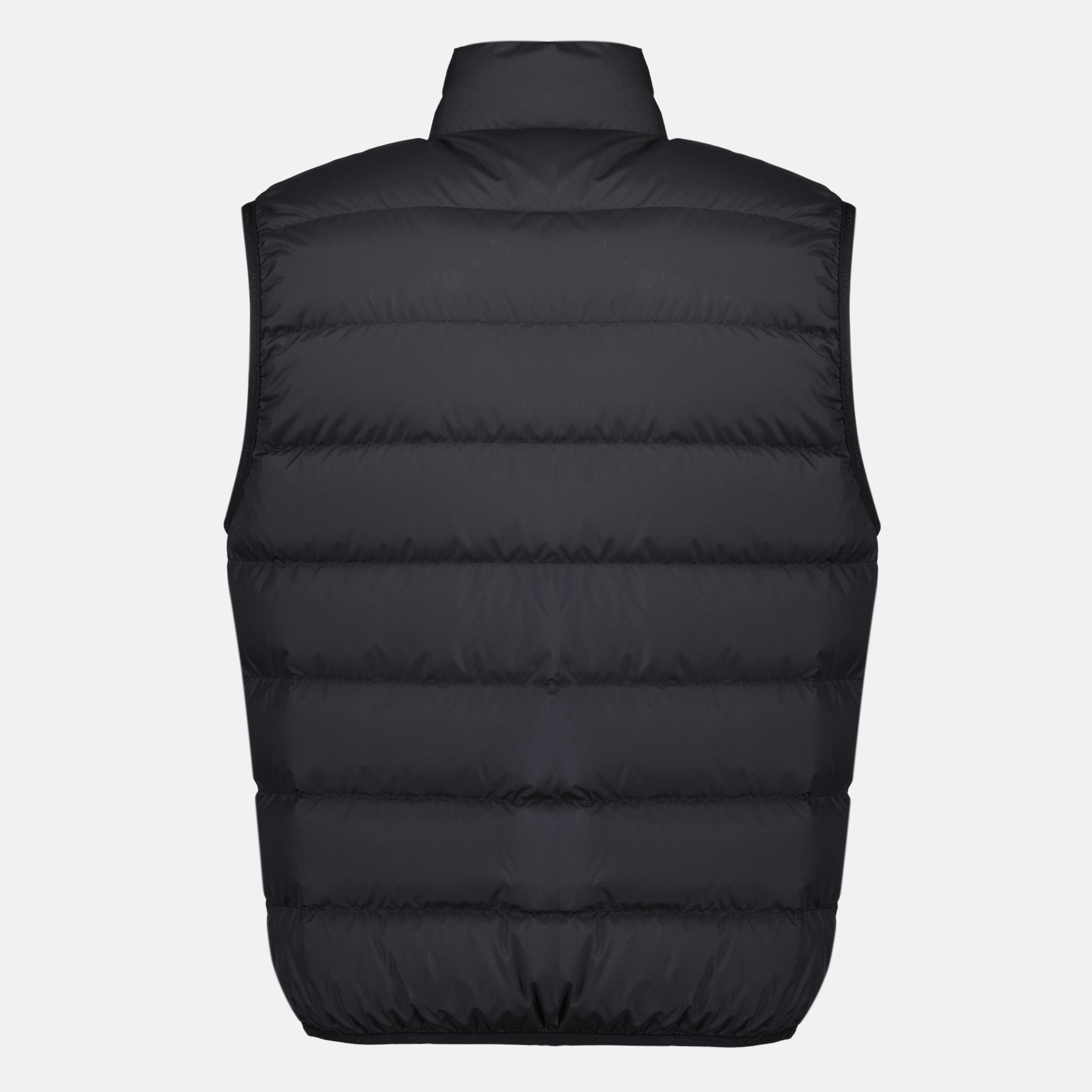 Contrin Black Gilet - Moncler - Men | WE IN STYLE
