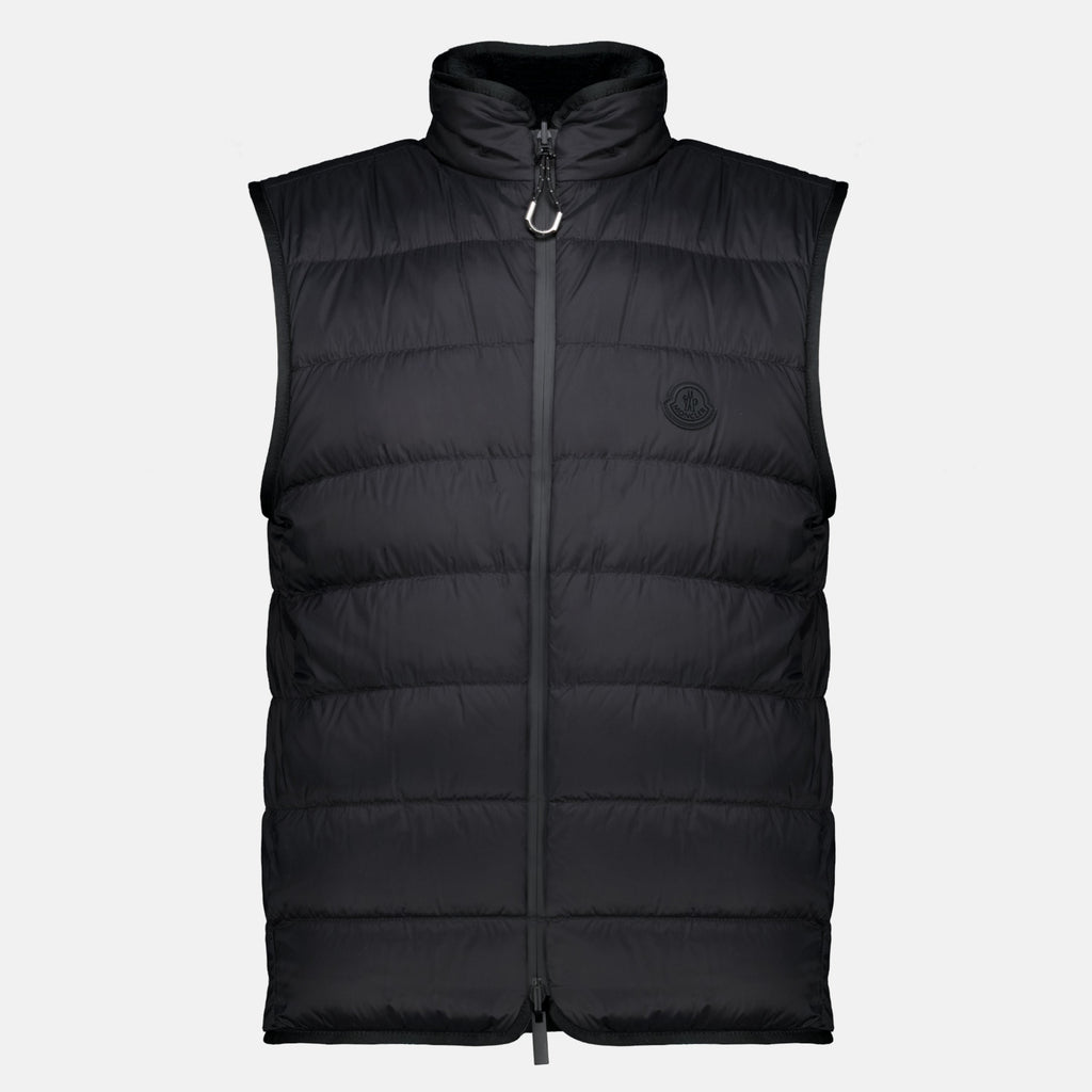 Gilet imbottito reversibile in teddy