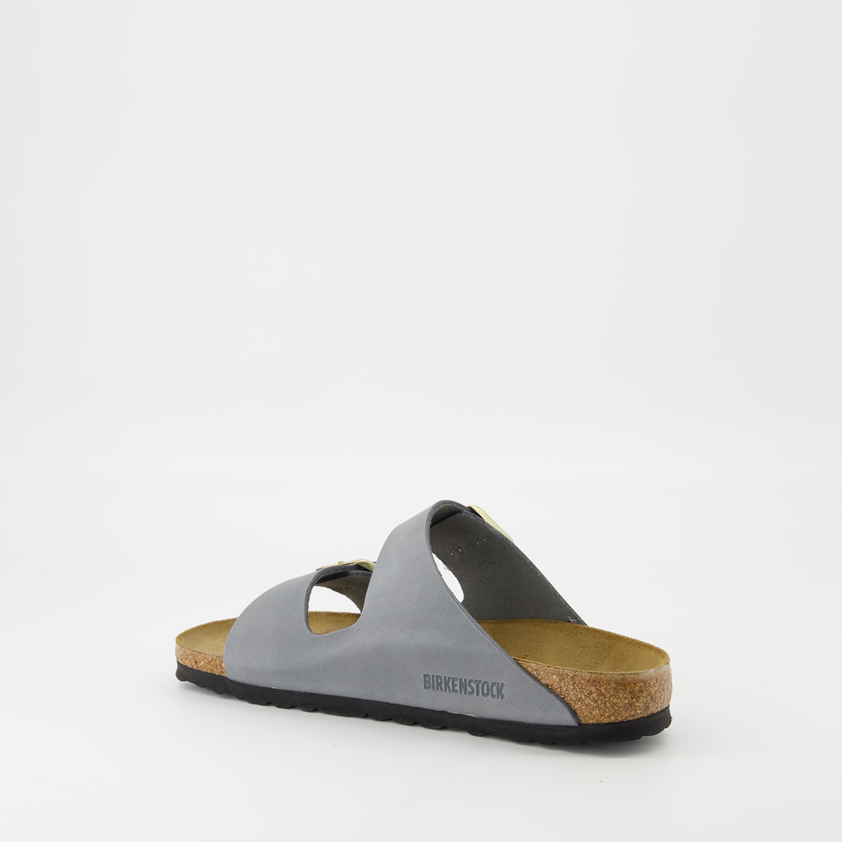 Birkenstock Arizona sandals, grey sandals, oiled leather footwear, adjustable sandals, comfortable summer shoes